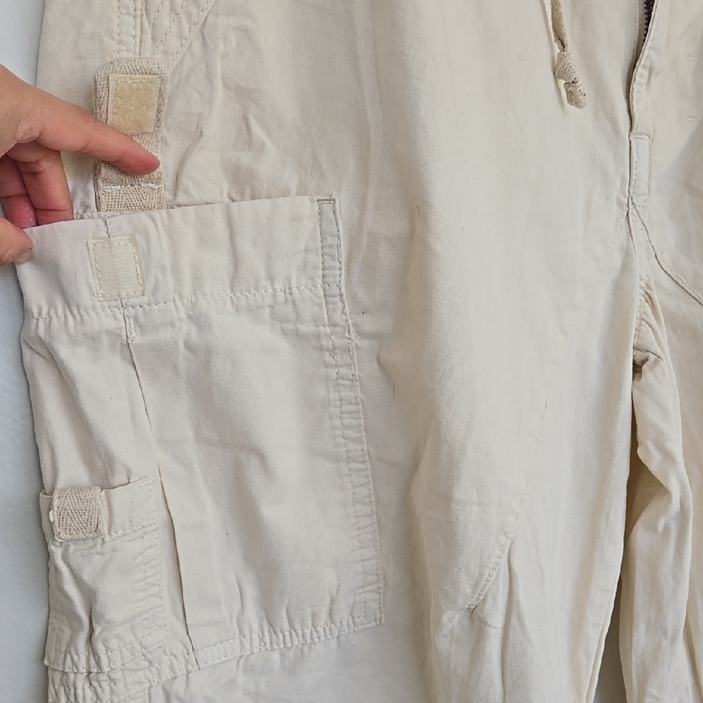 Jaded London Ecru Parachute Cargo Pants Size S - Picture 7 of 16